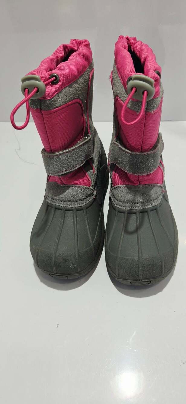 Sporto Girls Pink and Gray Winter Snow Boots Size S 13-1